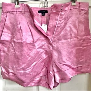 NWT J Crew Pleated High Waist Shorts